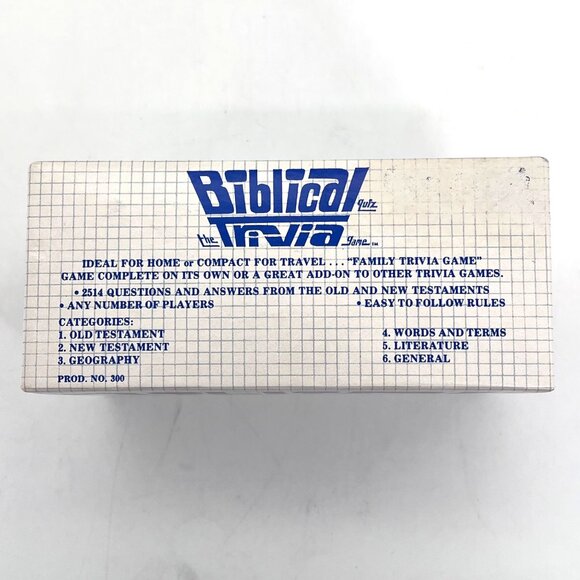 Biblical Trivia Quiz Game Vintage 1984 Old & New Testament 2514 Bible Questions - Picture 11 of 14